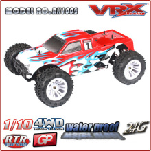 1:10 4WD control remoto nitro truck RTR, coche del juguete de rc montado de fábrica en China